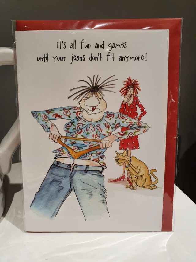 Jeans greeting cards funny humour