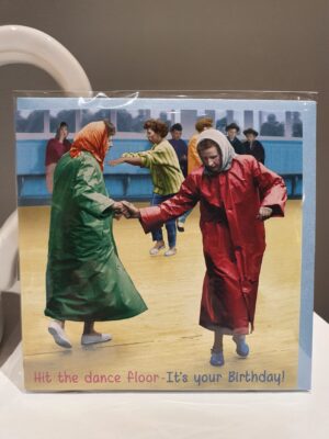 dance floor birthday card