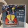 bumper cars birthday card