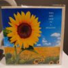 motivational card sunflower