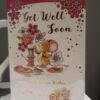 get well soon greetings card