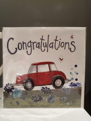 Congratulations Driving Test Card