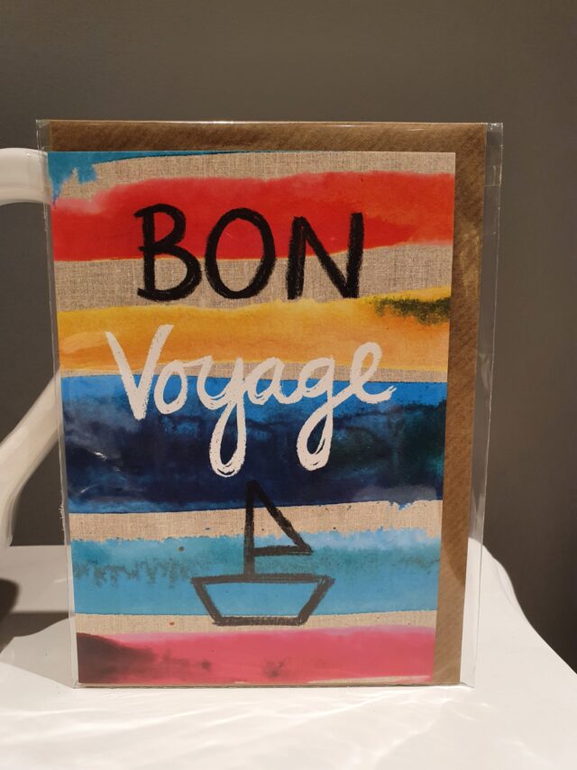 Bon Voyage Greetings Card