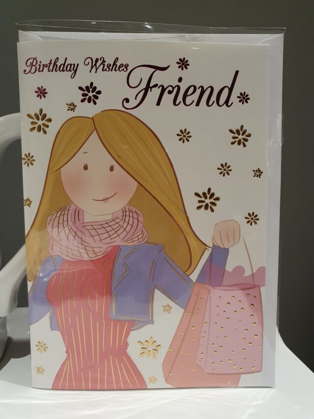 Birthday Wishes Friend Greetings Card