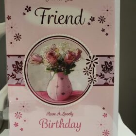Just for you friend birthday greetings card