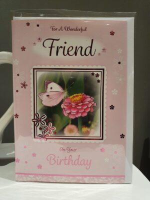 wonderful friend happy birthday greetings card
