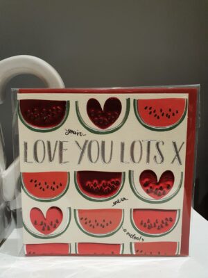 love you lots card valentines day