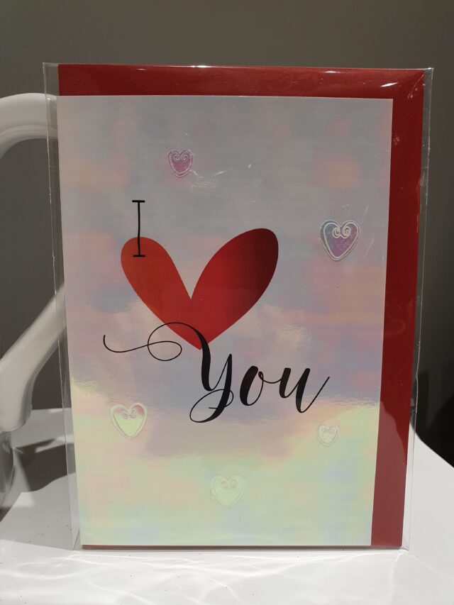 I Love You Valentines Day Card