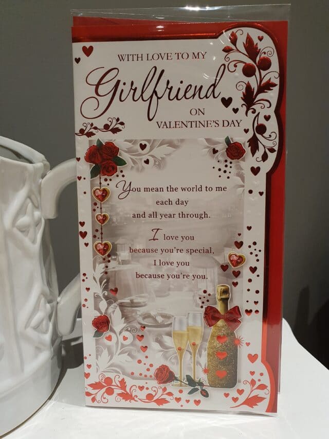 Girlfriend Valentines Day Card