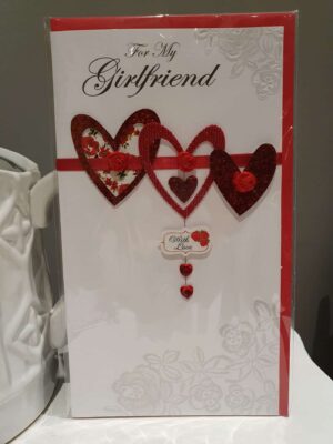 for my girlfriend with love valentines day card