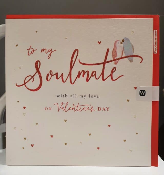 soulmate valentines day card