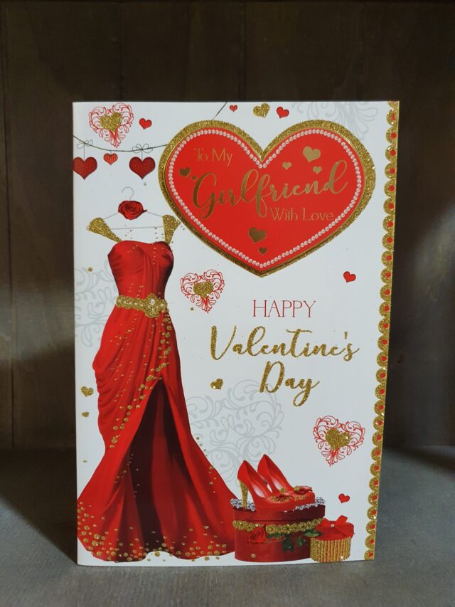 girlfriend valentines day greetings card