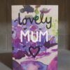 lovely mum birthday blank inside greetings card