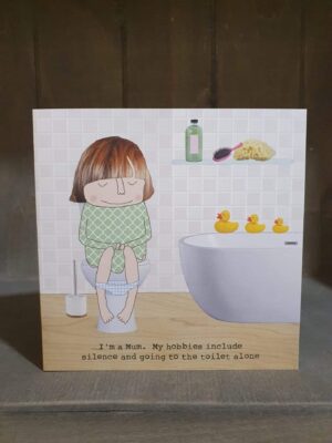 mum hobbies birthday greetings card