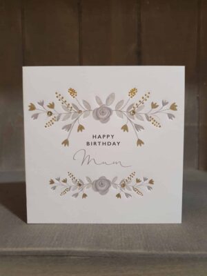 happy birthday mum greetings card