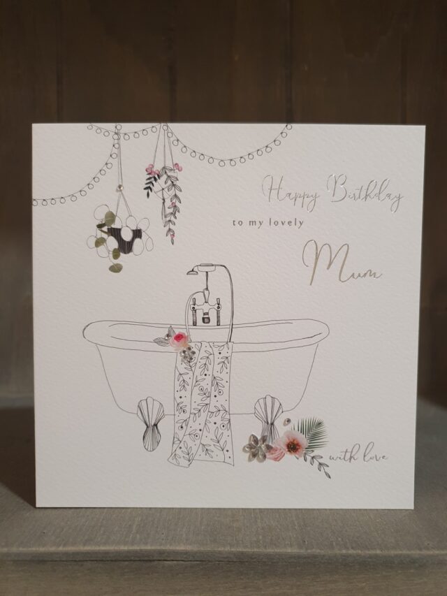 lovely mum birthday card greetings card