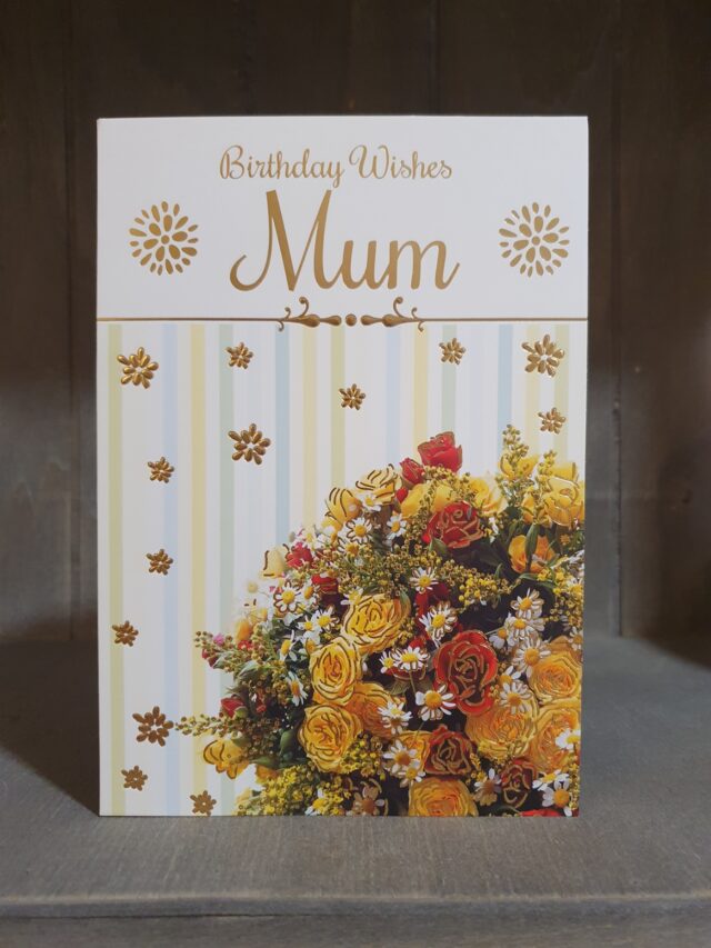 birthday wishes mum greetings card