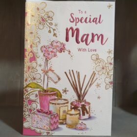 special mam birthday greetings card