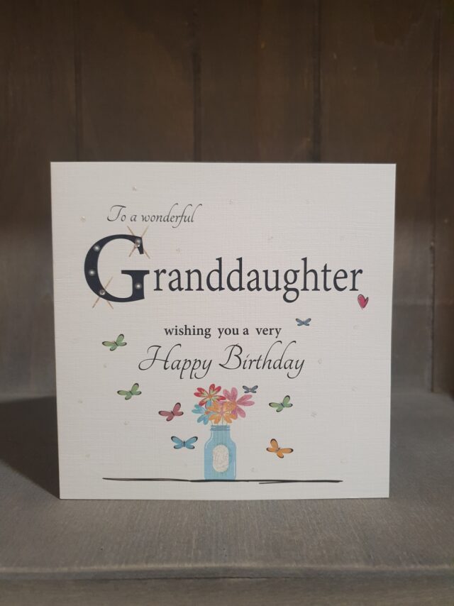 granddaughter birthday greetings card