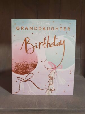 woodmansterne granddaughter birthday card