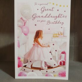 great grandaughter birthday greetings card