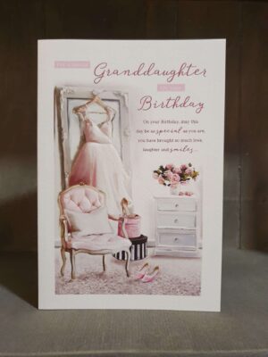 granddaughter birthday greetings card