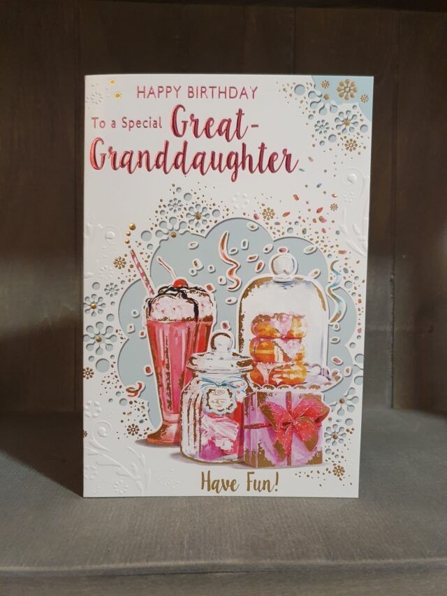 great-granddaughter birthday card