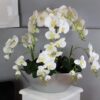 large artificial potted orchid