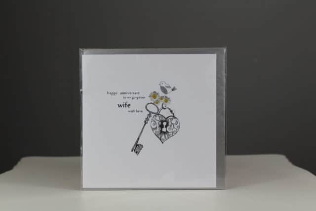 wife anniversary card