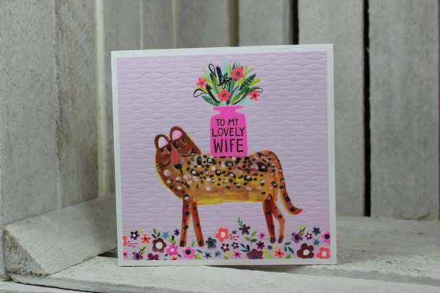Paper Salad Wife Birthday Card