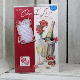 To The One I Love Birthday Card
