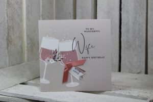 The Handcrafted Card Company Wife Birthday Card