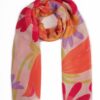 powder printed scarf retro meadow print