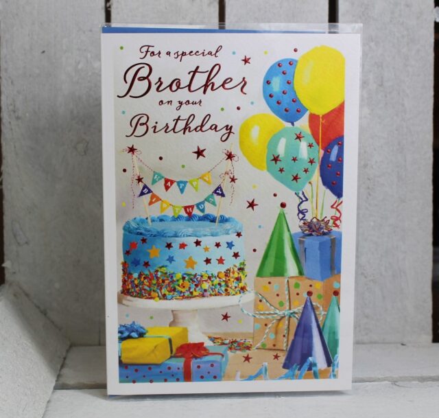 brother birthday card