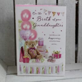 new baby granddaughter card
