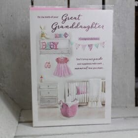on the birth of your great granddaughter
