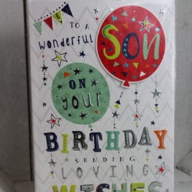 son birthday card greetings card