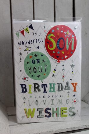 son birthday card greetings card