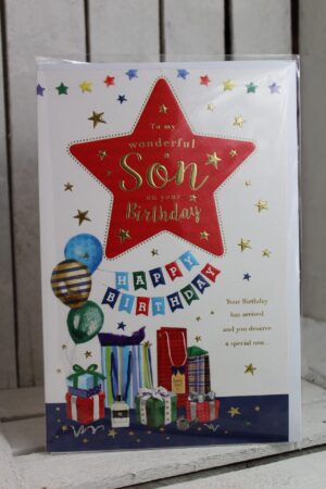 son birthday greetings card