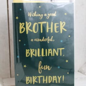 brother birthday card greetings card