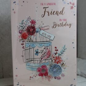 friend birthday greetings card