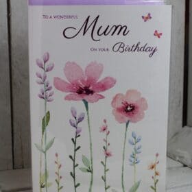 mum birthday card greetings card