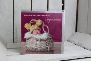 anon new baby greetings card