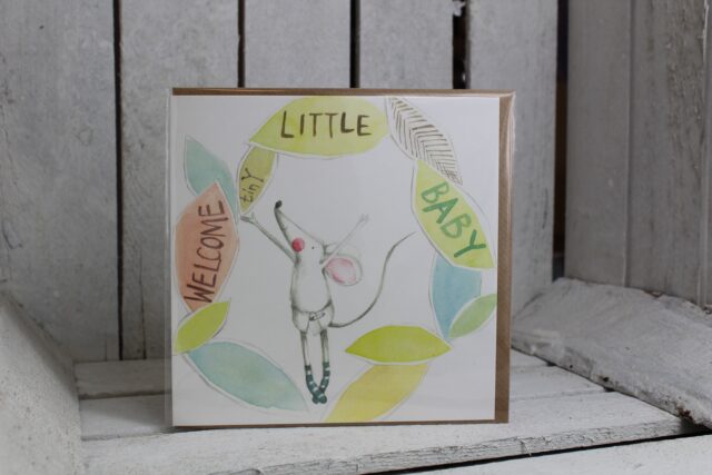 new baby greetings card