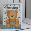 new baby grandson greetings card