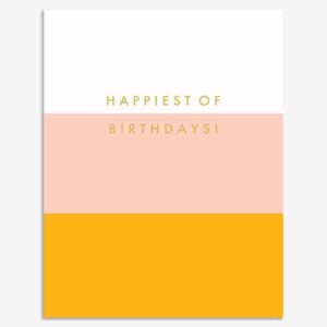 Happiest of Birthdays Greetings Card