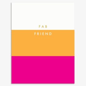 Fab Friend Greetings card Birthday card