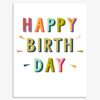 happy birthday greetings card