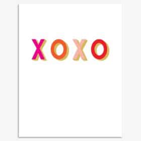 xoxo greetings card