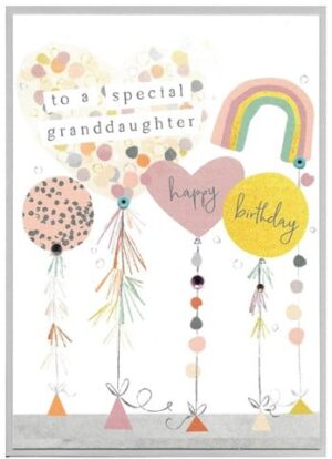 happy birthday granddaughter cards